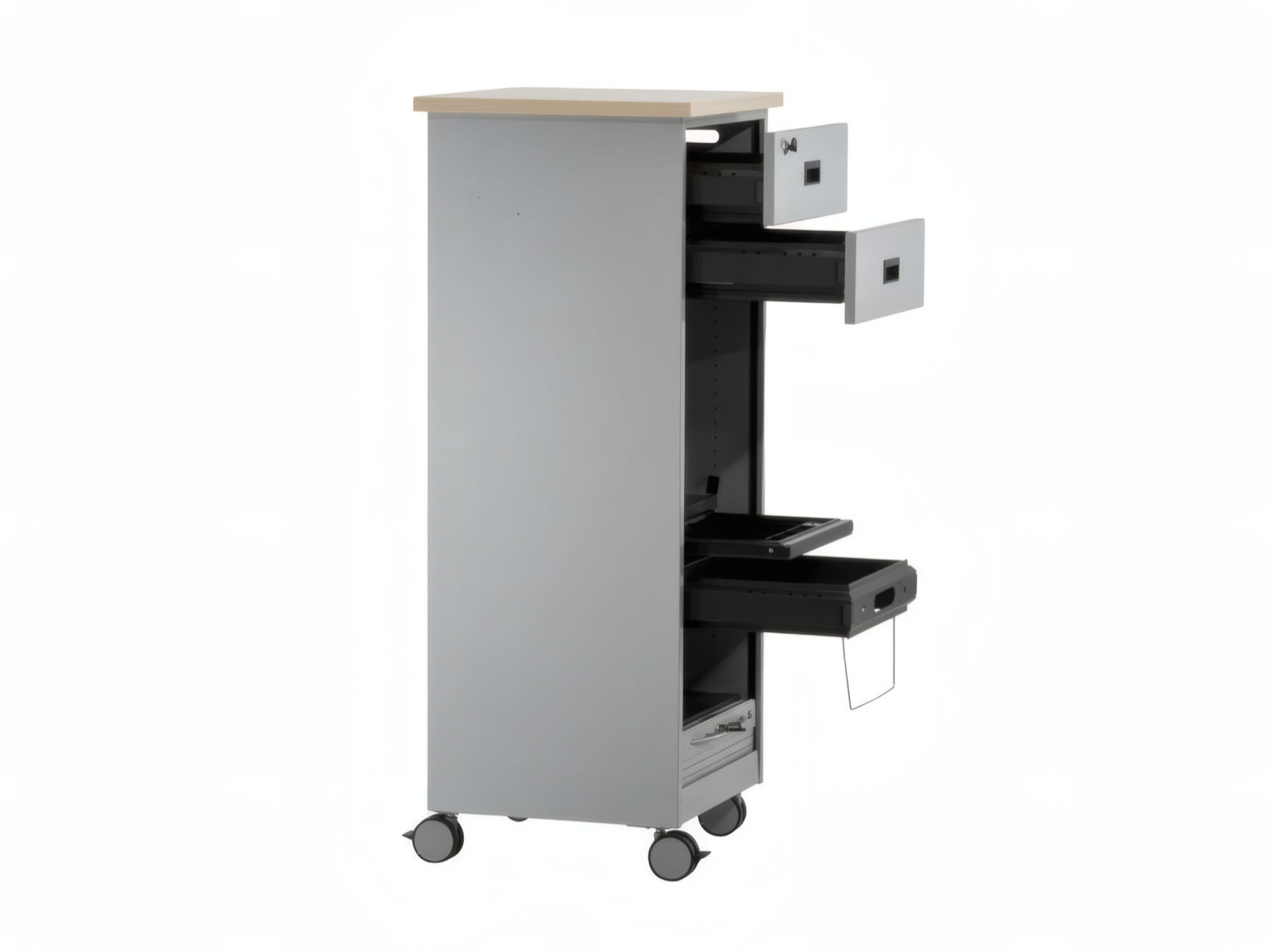 König + Neurath ACTA-Caddy – Silbergrau / Ahorn – Bild 6