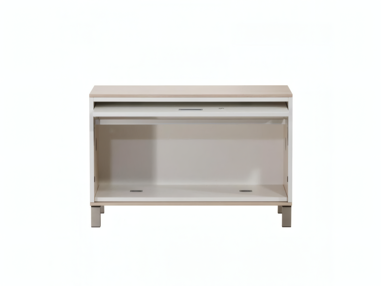 Steelcase Flexbox Lowboard 90 cm Weiß/Akazie – Bild 3