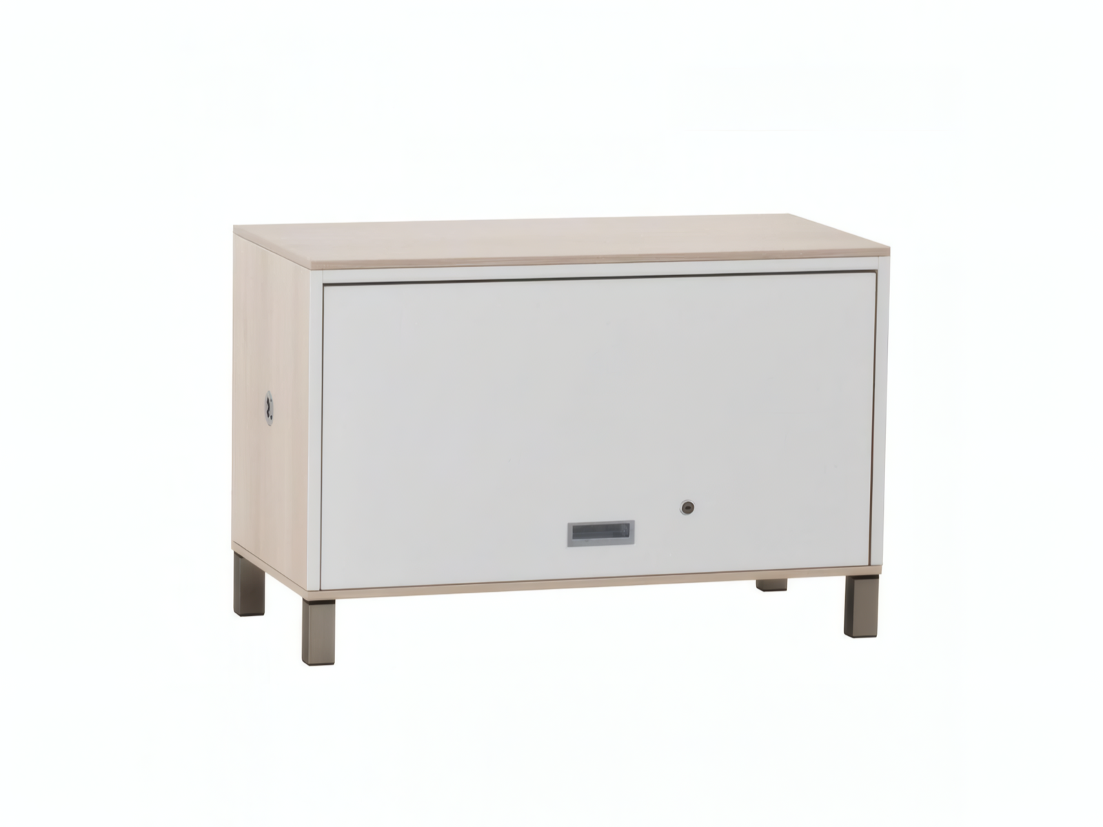 Steelcase Flexbox Lowboard 90 cm Weiß/Akazie – Bild 5