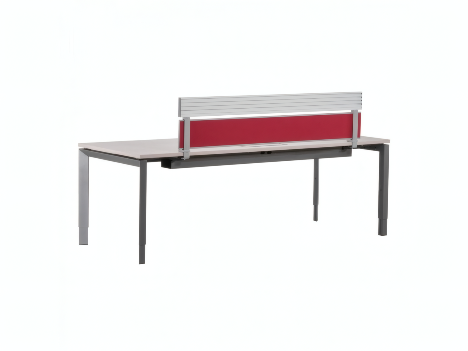 Steelcase PARTITIO RAIL Trennwandaufsatz 160 cm Rot – Bild 2