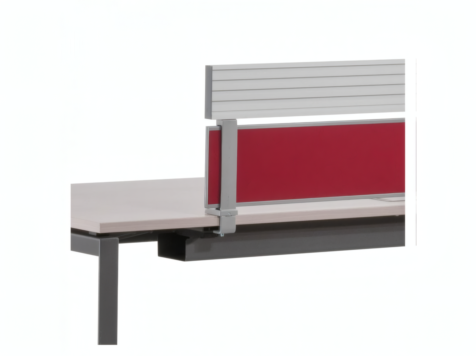 Steelcase PARTITIO RAIL Trennwandaufsatz 160 cm Rot – Bild 3