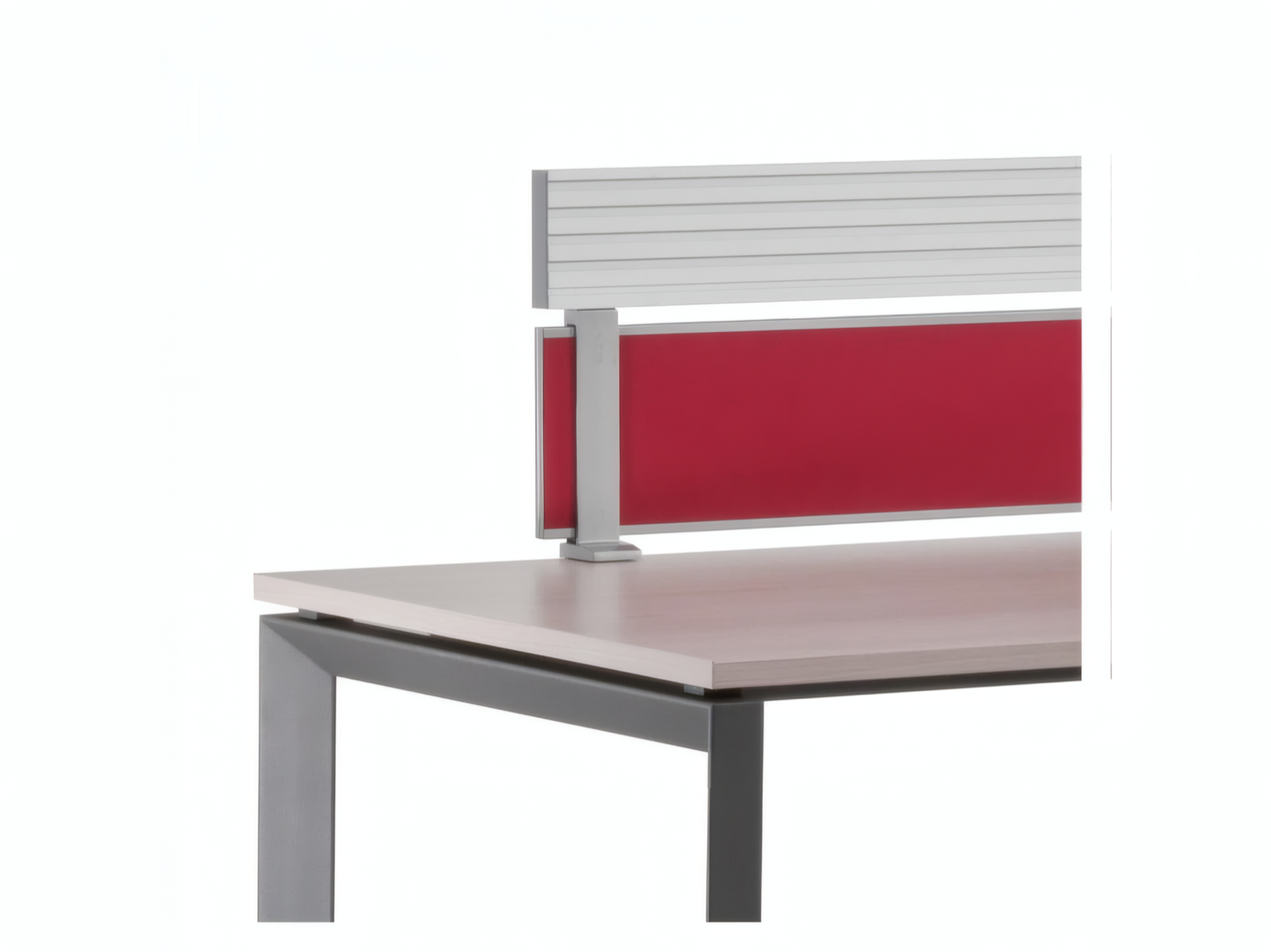 Steelcase PARTITIO RAIL Trennwandaufsatz 160 cm Rot – Bild 4