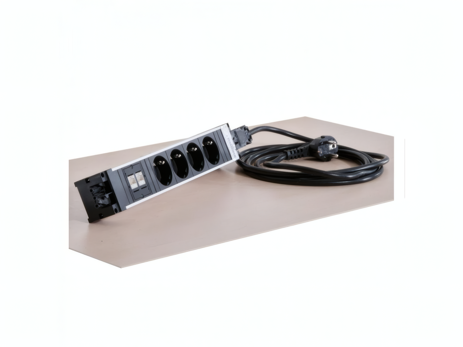 Bachmann STEP Steckdosenleiste 4-fach mit LAN