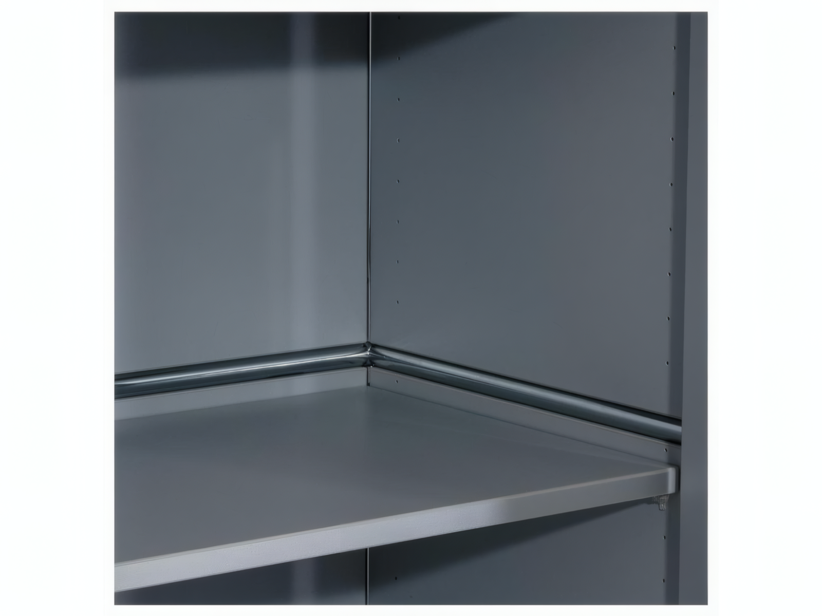 BOSSE MODUL SPACE Doppelschrank 160×235, Chrom/Silber – Bild 4